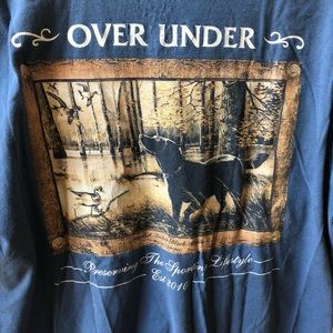 Over Under men’s medium blue T-shirt